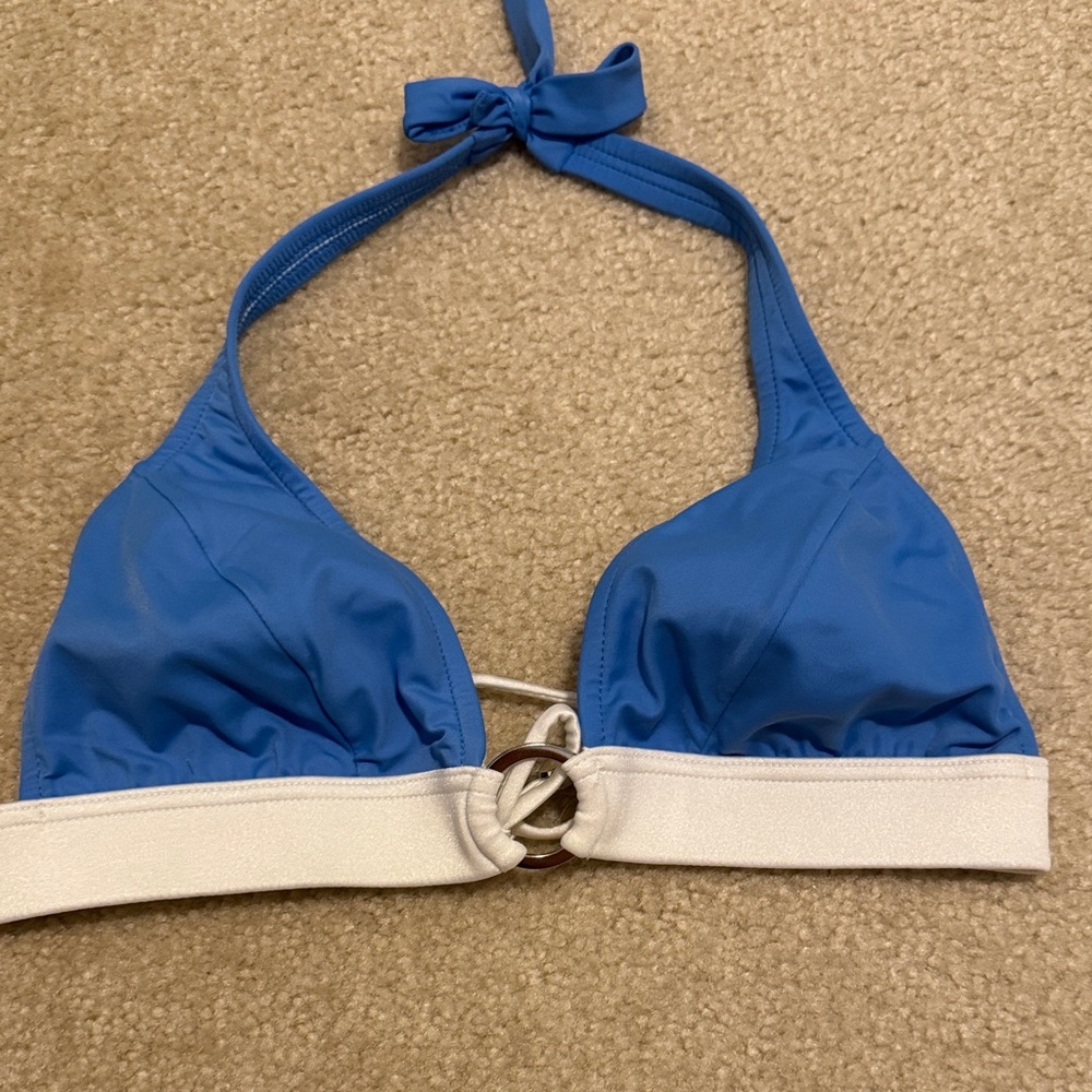 Venus Blue and White Bikini Set size 8/D - Picture 5 of 8